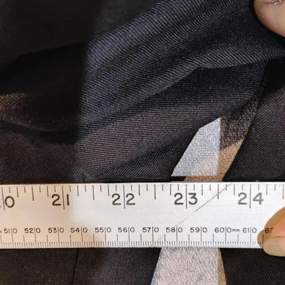 Cricketeer Men's Black Wool Double Breasted Sport Coat Silver Button 42 Tall - Picture 11 of 12